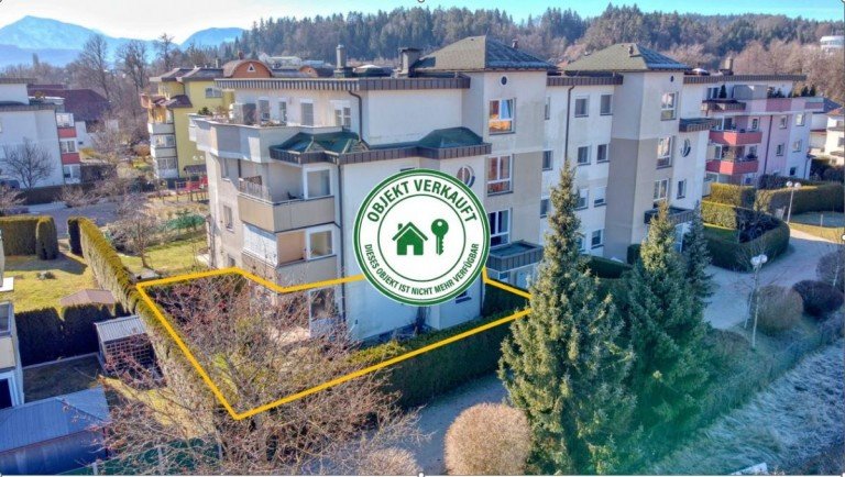 Bild1 Klagenfurt Erdgeschosswohnung Eigentumswohnung mit traumhaftem Eigengarten in begehrter Lage von Klagenfurt-Feschnig